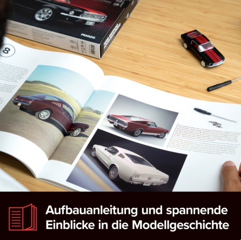 Ford Mustang Fastback 1967 Kalendarz Adwentowy FRANZIS Model 1:43 Dźwięk