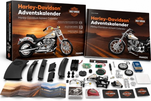 Harley-Davidson Softail 1984 Kalendarz Adwentowy FRANZIS Motocykl 1:18
