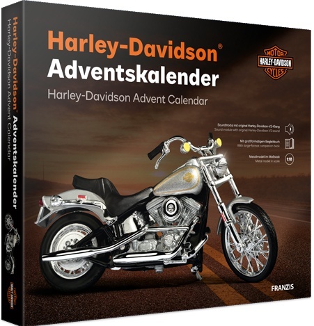Harley-Davidson Softail 1984 Kalendarz Adwentowy FRANZIS Motocykl 1:18