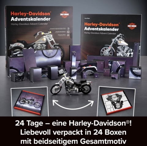 Harley-Davidson Softail 1984 Kalendarz Adwentowy FRANZIS Motocykl 1:18