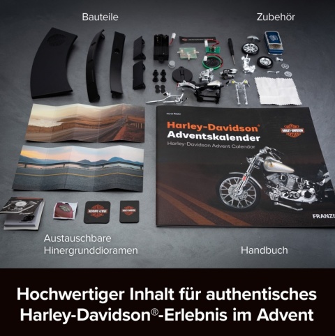 Harley-Davidson Softail 1984 Kalendarz Adwentowy FRANZIS Motocykl 1:18