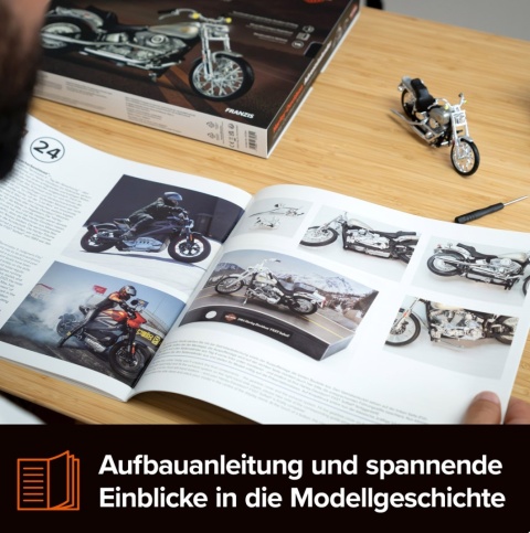 Harley-Davidson Softail 1984 Kalendarz Adwentowy FRANZIS Motocykl 1:18