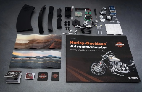 Harley-Davidson Softail 1984 Kalendarz Adwentowy FRANZIS Motocykl 1:18