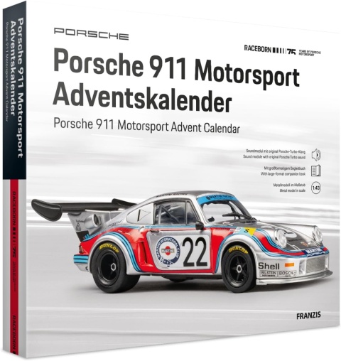 Porsche 911 Motorsport Kalendarz Adwentowy FRANZIS 1:43 Martini Racing #22