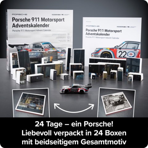 Porsche 911 Motorsport Kalendarz Adwentowy FRANZIS 1:43 Martini Racing #22