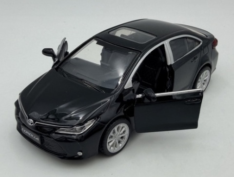 Toyota Corolla Hybrid z napędem światło dźwięk METAL 1:33 MSZ 68432 czarny