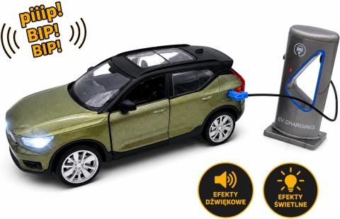 Volvo XC40 z napędem światło dźwięk model METAL 1:32 MSZ 68703