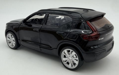 Volvo EX40 z napędem światło dźwięk model METAL 1:32 MSZ 68411 czarny