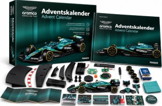 ZESTAW Aston Martin Aramco AMR25 kalendarz adwentowy na rok 2026 1:43