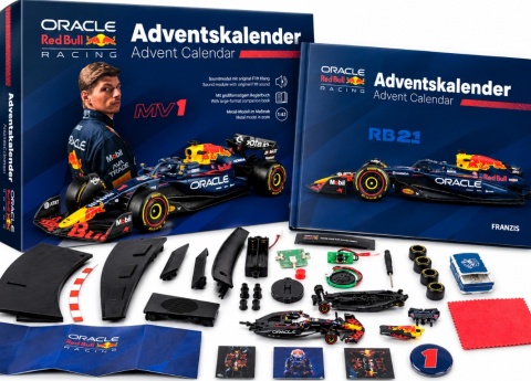 ZESTAW Max Verstappen RB21 kalendarz adwentowy 2026 1:43 Franzis