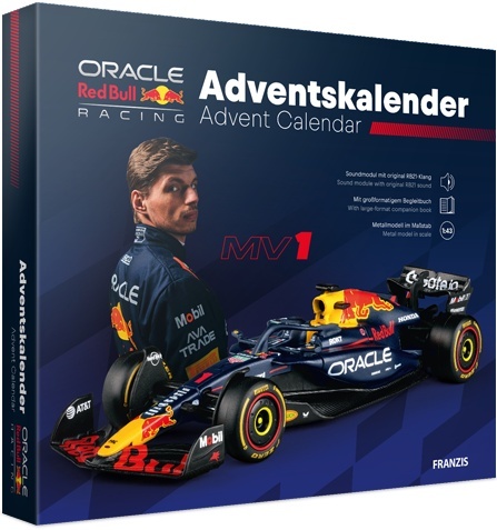 ZESTAW Max Verstappen RB21 kalendarz adwentowy 2026 1:43 Franzis