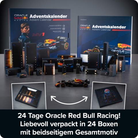ZESTAW Max Verstappen RB21 kalendarz adwentowy 2026 1:43 Franzis
