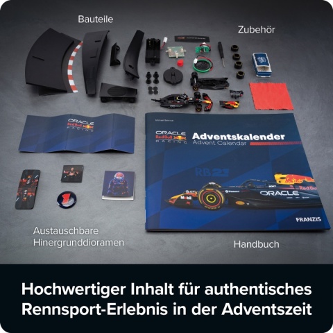 ZESTAW Max Verstappen RB21 kalendarz adwentowy 2026 1:43 Franzis