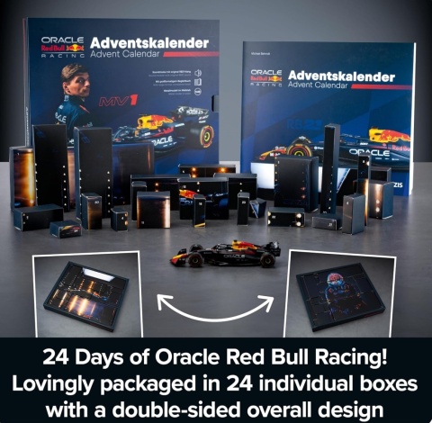 ZESTAW Max Verstappen RB21 kalendarz adwentowy 2026 1:43 Franzis