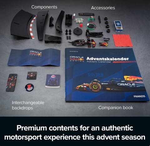 ZESTAW Max Verstappen RB21 kalendarz adwentowy 2026 1:43 Franzis