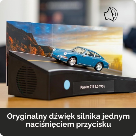 ZESTAW Porsche 911 2.0 1965 enamel blue kalendarz adwentowy Franzis 1:43