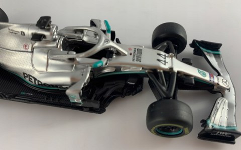Bolid F1 MERCEDES W10 EQ P.+ Hamilton Bburago 1:43 Bolid F1 MERCEDES W10 EQ P.+ Hamilton Bburago 1:43