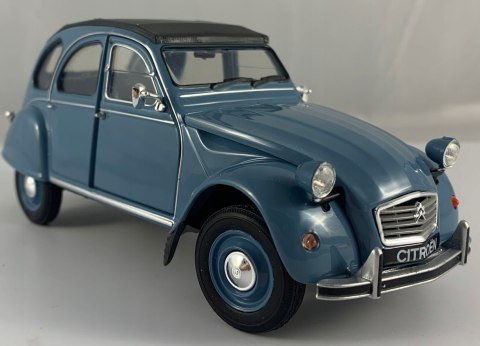 CITROEN 2CV niebieski 1982 model METAL WELLY 1:24 CITROEN 2CV niebieski 1982 model METAL WELLY 1:24