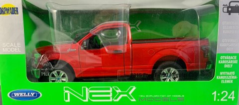 FORD F-150 Regular Cab 2015 model metal Welly 1:24