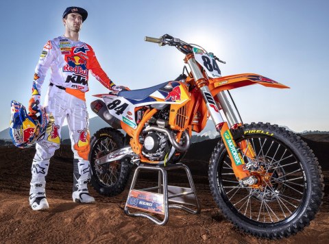 KTM 450 SX-F Red Bull J. Herlings 1:18 Bburago KTM 450 SX-F Red Bull J. Herlings 1:18 Bburago