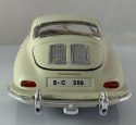 Porsche 356B coupe 1:24 ivory Bburago 22079