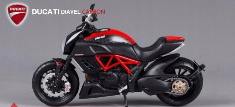 DUCATI Diavel Carbon motocykl model 1:12 Maisto DUCATI Diavel Carbon motocykl model 1:12 Maisto