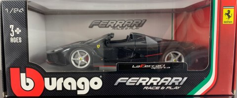 FERRARI LaFerrari Aperta black model Bburago 26022 FERRARI LaFerrari Aperta black model Bburago 26022