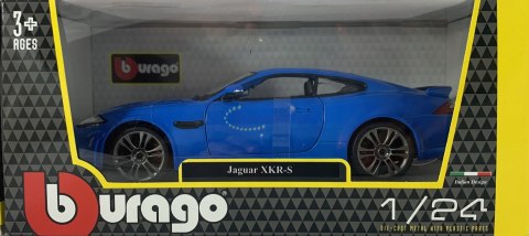 JAGUAR XKR-S metalowy model Bburago 1:24 21063 JAGUAR XKR-S metalowy model Bburago 1:24 21063