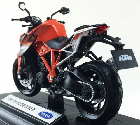 KTM 1290 Super Duke R model 1:18 Welly metalowy KTM 1290 Super Duke R model 1:18 Welly metalowy