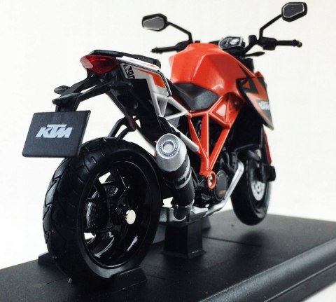 KTM 1290 Super Duke R model 1:18 Welly metalowy KTM 1290 Super Duke R model 1:18 Welly metalowy