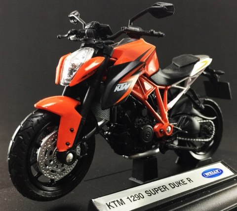 KTM 1290 Super Duke R model 1:18 Welly metalowy KTM 1290 Super Duke R model 1:18 Welly metalowy
