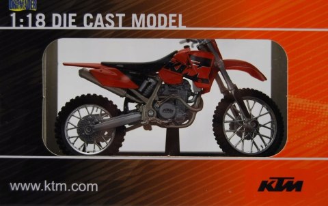 KTM 450 SX Racing model 1:18 Welly metalowy KTM 450 SX Racing model 1:18 Welly metalowy