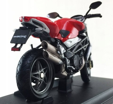 MV AGUSTA Brutale 990R model 1:18 Welly metalowy MV AGUSTA Brutale 990R model 1:18 Welly metalowy