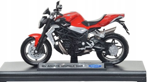 MV AGUSTA Brutale 990R model 1:18 Welly metalowy MV AGUSTA Brutale 990R model 1:18 Welly metalowy