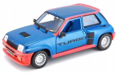 Renault 5 Turbo blue-red model Bburago 21088 Renault 5 Turbo blue-red model Bburago 21088