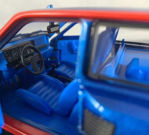 Renault 5 Turbo blue-red model Bburago 21088 Renault 5 Turbo blue-red model Bburago 21088