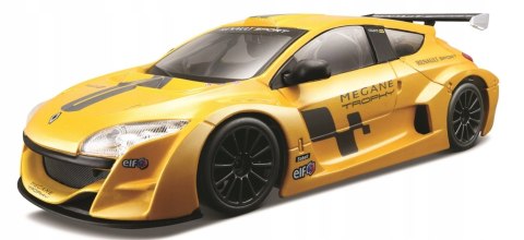 Renault Megane Trophy yellow model Bburago 22115 Renault Megane Trophy yellow model Bburago 22115