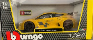 Renault Megane Trophy yellow model Bburago 22115