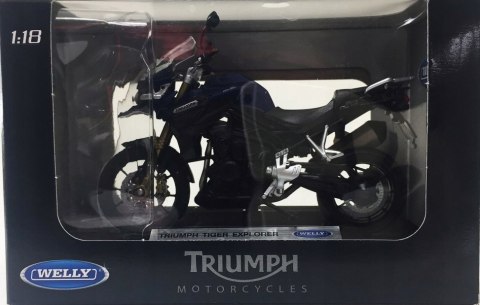 TRIUMPH Tiger Explorer motocykl model 1:18 Welly TRIUMPH Tiger Explorer motocykl model 1:18 Welly