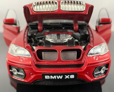 BMW X6 5.0 xDrive E71 red model Welly 1:24 BMW X6 5.0 xDrive E71 red model Welly 1:24