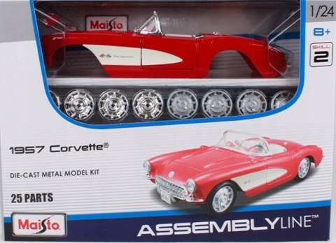 Chevrolet Corvette 1957 1:24 do składania Maisto Chevrolet Corvette 1957 1:24 do składania Maisto