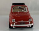 Fiat 500 L 1968 red 1:24 metalowy Bburago 22099
