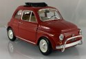 Fiat 500 L 1968 red 1:24 metalowy Bburago 22099
