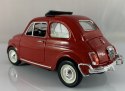 Fiat 500 L 1968 red 1:24 metalowy Bburago 22099