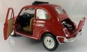 Fiat 500 L 1968 red 1:24 metalowy Bburago 22099
