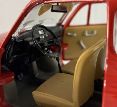 Fiat 500 L 1968 red 1:24 metalowy Bburago 22099 Fiat 500 L 1968 red 1:24 metalowy Bburago 22099