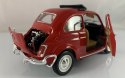 Fiat 500 L 1968 red 1:24 metalowy Bburago 22099