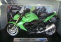 KAWASAKI Z 1000 2007 model motocykl 1:18 Welly