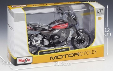 KAWASAKI Z900RS motocykl red model 1:12 Maisto KAWASAKI Z900RS motocykl red model 1:12 Maisto