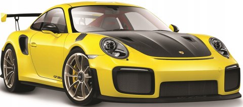 PORSCHE 911 GT2 RS zółty 1:24 model Maisto 31523 PORSCHE 911 GT2 RS zółty 1:24 model Maisto 31523
